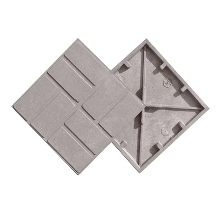 Тротуарная плитка "Садовая" серая, 250х250х20 мм.