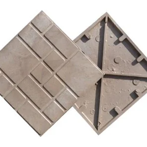 Тротуарная плитка "Дачная" серая, 330х330х30 мм.