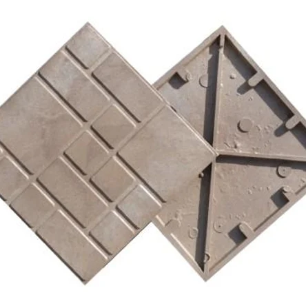 Тротуарная плитка "Дачная" серая, 330х330х30 мм.